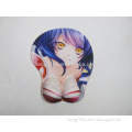 Sexy Cartoon Silicone gel mouse pad with wrist support